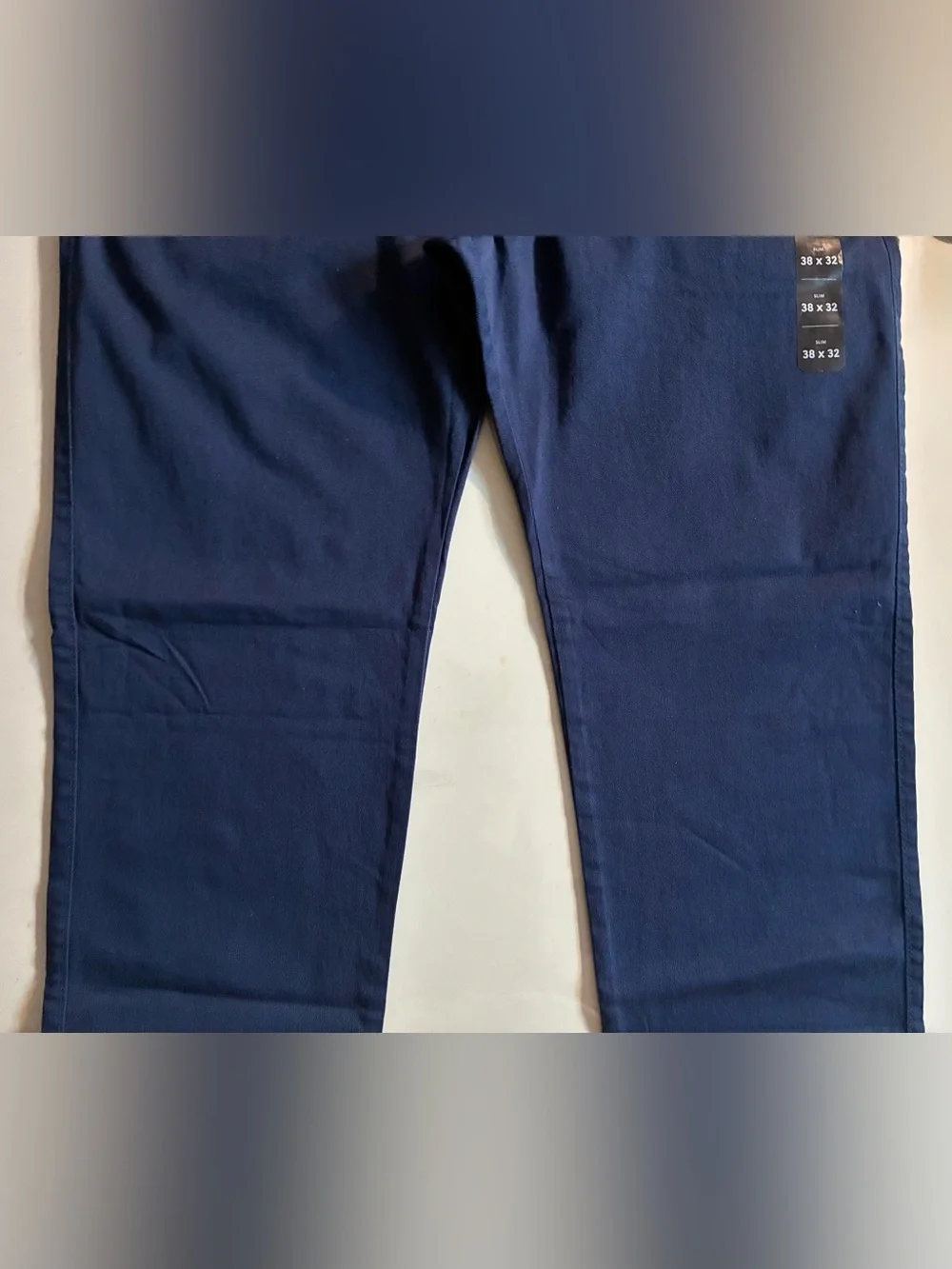 J. Crew Slim Chinos in Navy Blue. Size 38/32. NWT.